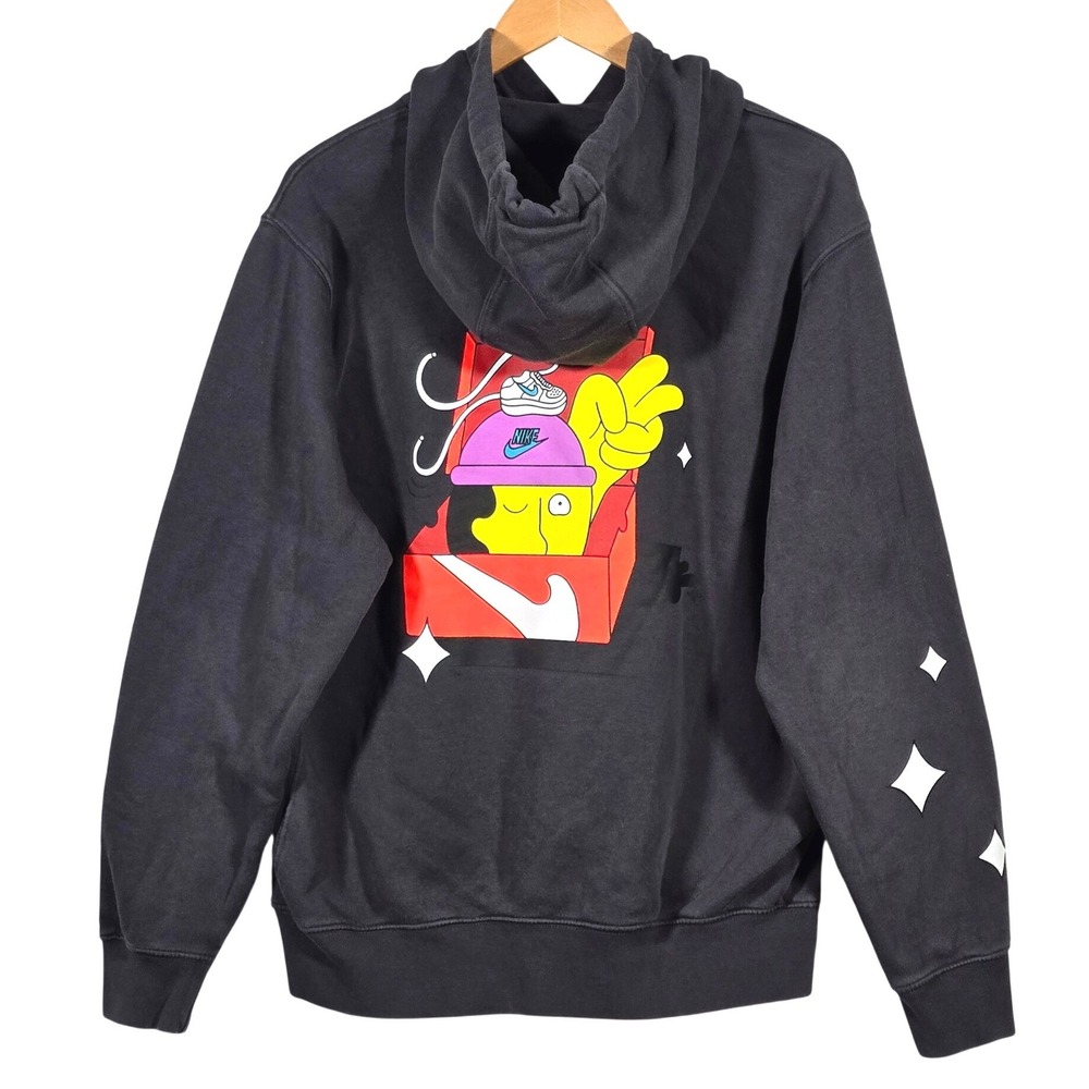 Nike Sportswear NSW Generation Air Pullover Graphic Hoodie Mens Medium Gray - Picture 2 of 7